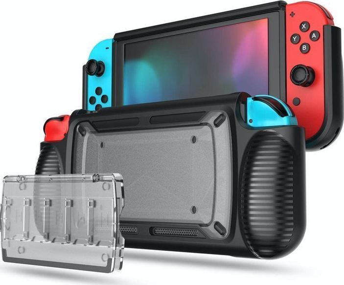 Alogy etui Crystal na Nintendo Switch czarne 1