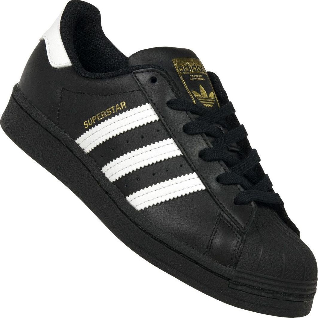Adidas Buty dziecięce Superstar J czarne r. 38.5 (EF5398) 1