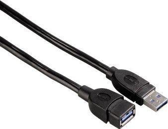 Kabel USB Hama USB-A - USB-A 1.8 m Czarny (000545050000) 1