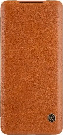 Nillkin Skórzane etui do Samsung Galaxy S20 brązowe 1