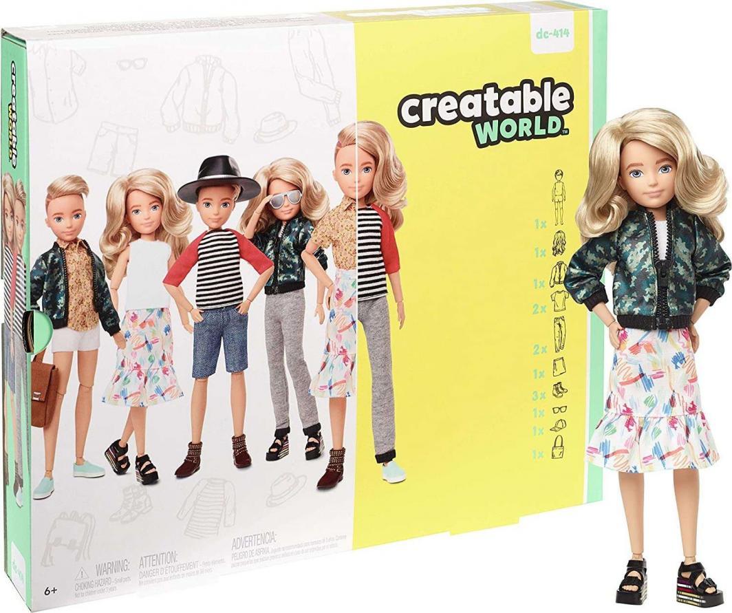 Lalka Barbie Mattel Creatable World - Blond włosy (GGT67) 1