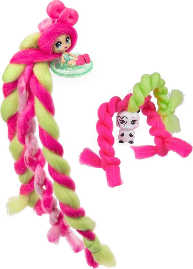 Spin Master Zestaw Candylocks Lalka Kiwi Kimmi & Hank-ster 7.5cm 1