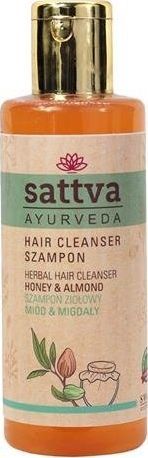 Sattva Hair Cleanser szampon ziołowy Honey & Almond 210ml 1