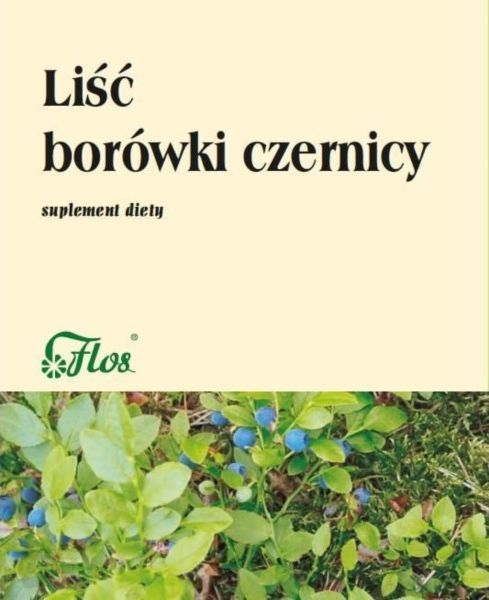 Flos FLOS_Liść Borówki Czernicy suplement diety 50g 1