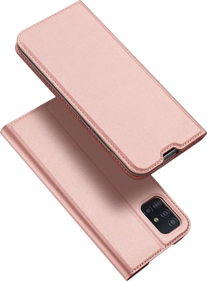 Dux Ducis DUX DUCIS Skin Pro kabura etui pokrowiec z klapką Samsung Galaxy A51 różowy uniwersalny 1
