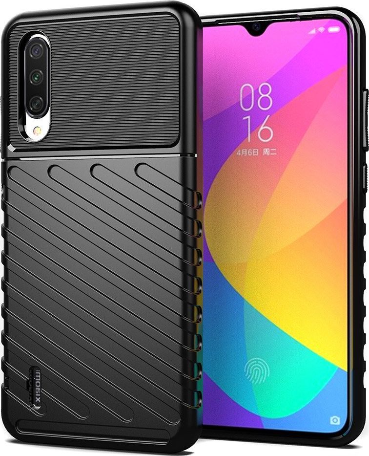 Hurtel Thunder Case elastyczne pancerne etui pokrowiec Xiaomi Mi 9 Lite / Xiaomi Mi CC9 czarny uniwersalny 1