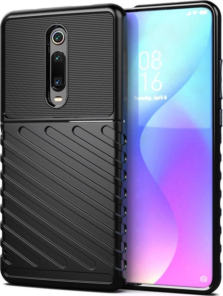 Hurtel Thunder Case elastyczne pancerne etui pokrowiec Xiaomi Mi 9T / Xiaomi Mi 9T Pro czarny uniwersalny 1