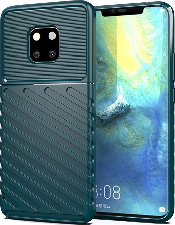 Hurtel Thunder Case elastyczne pancerne etui pokrowiec Huawei Mate 20 Pro zielony uniwersalny 1