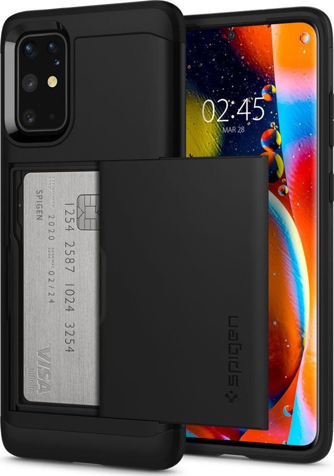 Spigen Etui Slim Armor Cs Galaxy S20+ Plus Black 1