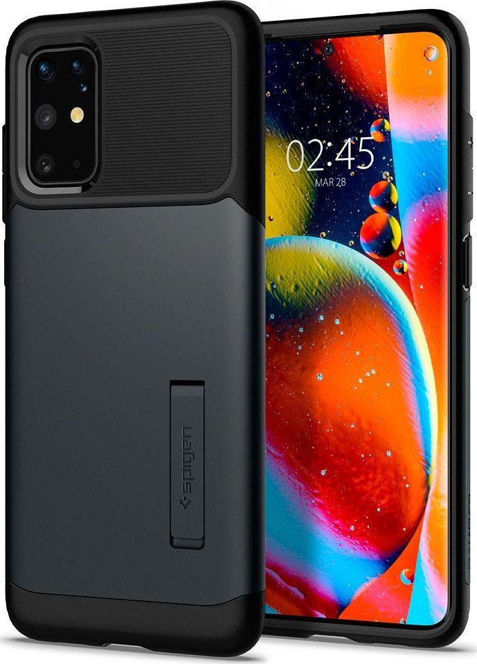 Spigen Etui Slim Armor Galaxy S20+ Plus Metal Slate 1
