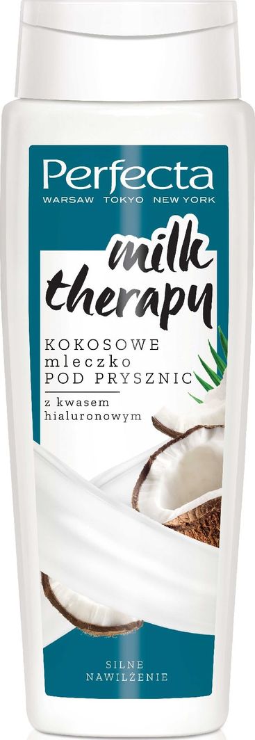 Perfecta Mleczko pod prysznic Milk Therapy Kokosowe Silne nawilżenie 350ml 1