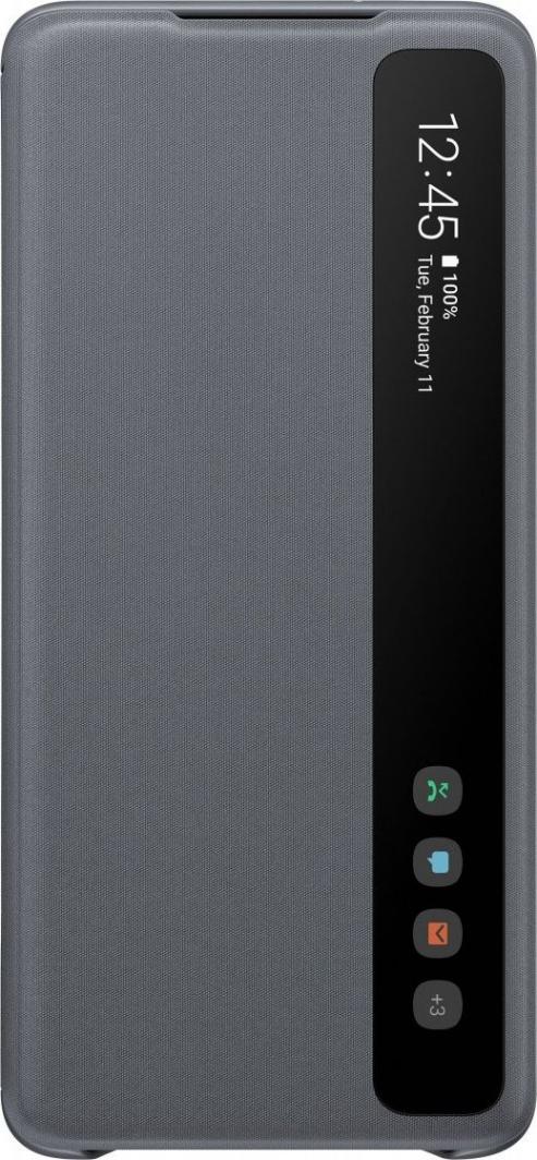 Samsung Etui Smart CLEAR View Cover Szary do Galaxy S20 Ultra (EF-ZG988CJEGEU) 1
