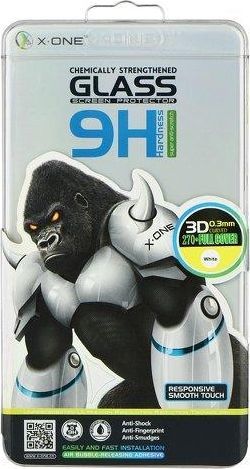 X-One X-ONE FULL FACE 3D - Szkło hartowane 9H do iPhone 7/8 Plus (biały) 1