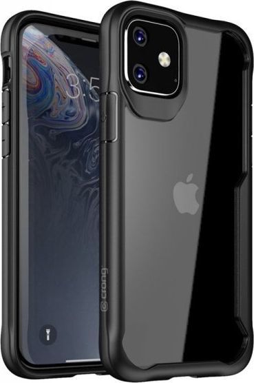 Crong Crong Hybrid Clear Cover Etui do iPhone 11 (czarny) 1