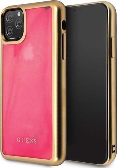 Guess GUESS HARD CASE SAND MATTE GLOW IN THE DARK GUHCN58GLGLTRPI IPHONE 11 PRO RÓŻOWY standard 1