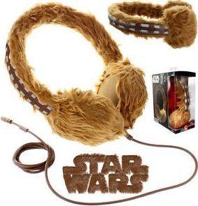Słuchawki SŁUCHAWKI NAUSZNE LAZERBUILT HSW WOOKIE STAR WARS JACK 3.5MM BRĄZOWY standard 1