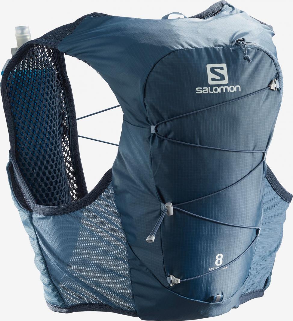 Salomon Plecak do biegania Active Skin 8 Set Copen Blue/Dark Denim r. S (LC1303900) 1