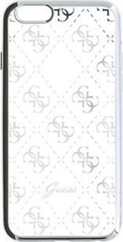 Guess GUESS 4G TRANSPARENT GUHCPSETR4GRG IPHONE 5 / 5S / SE SREBRNY standard 1