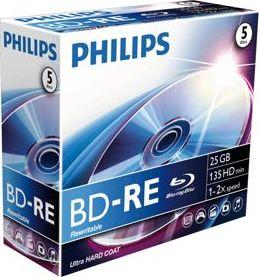  Philips BD-RE 25 GB 2x 5 sztuk (BE2S2J05C/00) 1