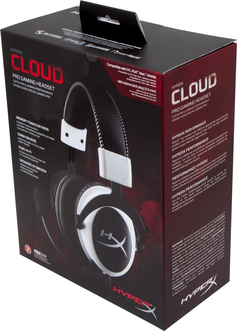 HyperX Cloud White (KHX-H3CLW) - Słuchawki - Morele.net