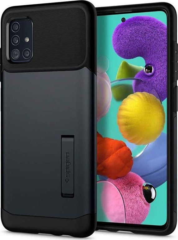 Spigen Etui na telefon Spigen Slim Armor do Samsung Galaxy A71 Metal Slate uniwersalny 1