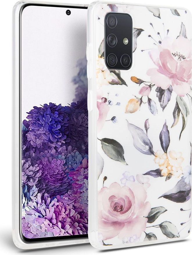 Tech-Protect TECH-PROTECT FLORAL GALAXY A51 WHITE 1