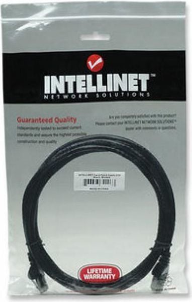  Intellinet Network Solutions Intellinet patch cord RJ45 kat. 6 UTP 5m Czarny (343350) 1