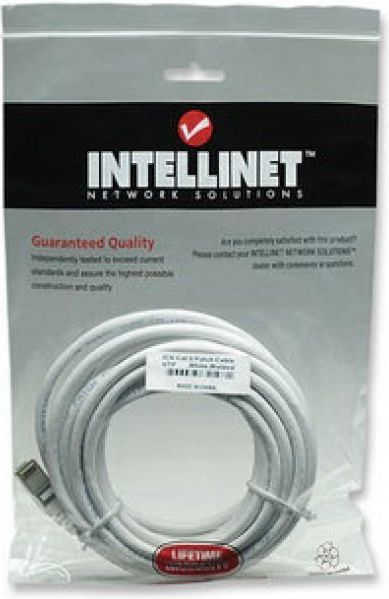  Intellinet Network Solutions Intellinet patch cord RJ45 kat. 6 UTP 5m Biały 100% miedź (343732) 1