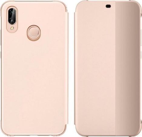 Hurtel Sleep Case pokrowiec etui z klapką typu Smart Cover Huawei P20 Lite różowy uniwersalny 1