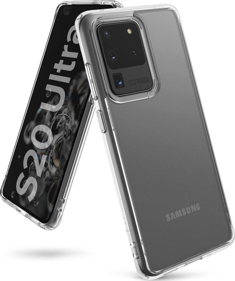 Ringke Ringke Fusion Matte etui pokrowiec z żelową ramką Samsung Galaxy S20 Ultra przezroczysty (FMSG0004) uniwersalny 1