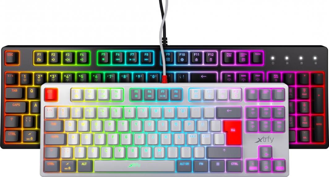 Клавиатура xtrfy k4 tkl rgb retro обзор