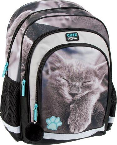 Starpak Plecak szkolny Kitty Sepia szary (446602) 1