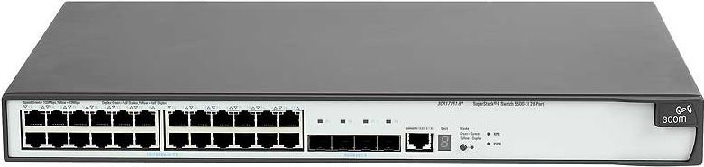 Switch 3Com 3CR17161-91 Switch 5500-EI 28-Port (24x10/100, 4xSFP) 1