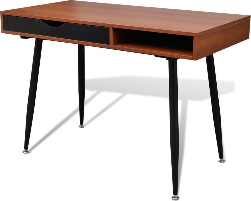 Biurko vidaXL 20086 Brązowe 110 cm x 55 cm 1