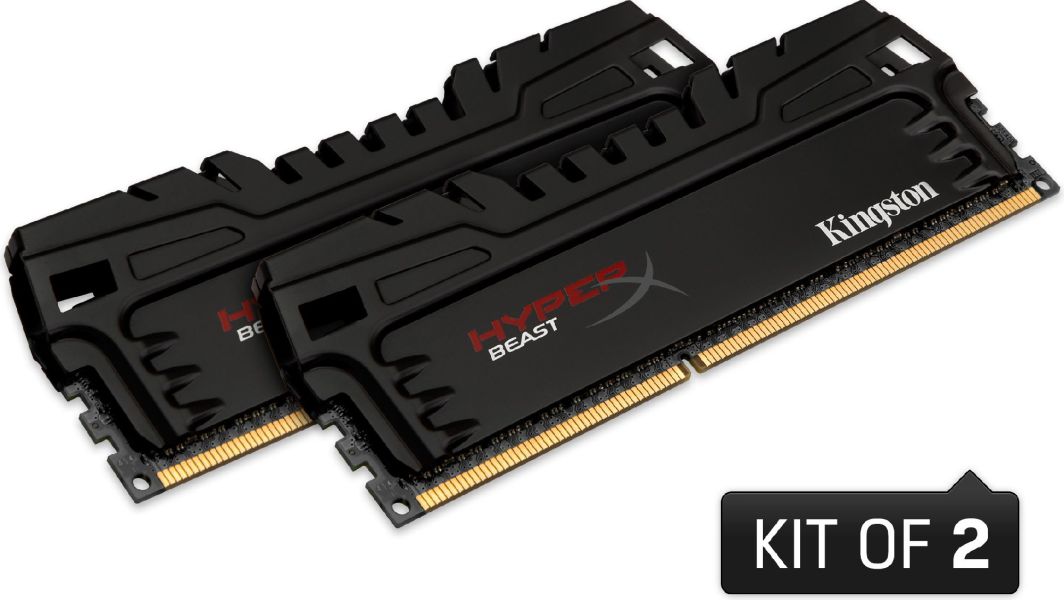 Pamięć Kingston HyperX Beast, DDR3, 8 GB, 2400MHz, CL11 (HX324C11T3K2/8) 1