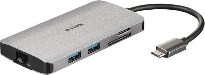Stacja/replikator D-Link 8w1 USB-C (DUB-M810) 1