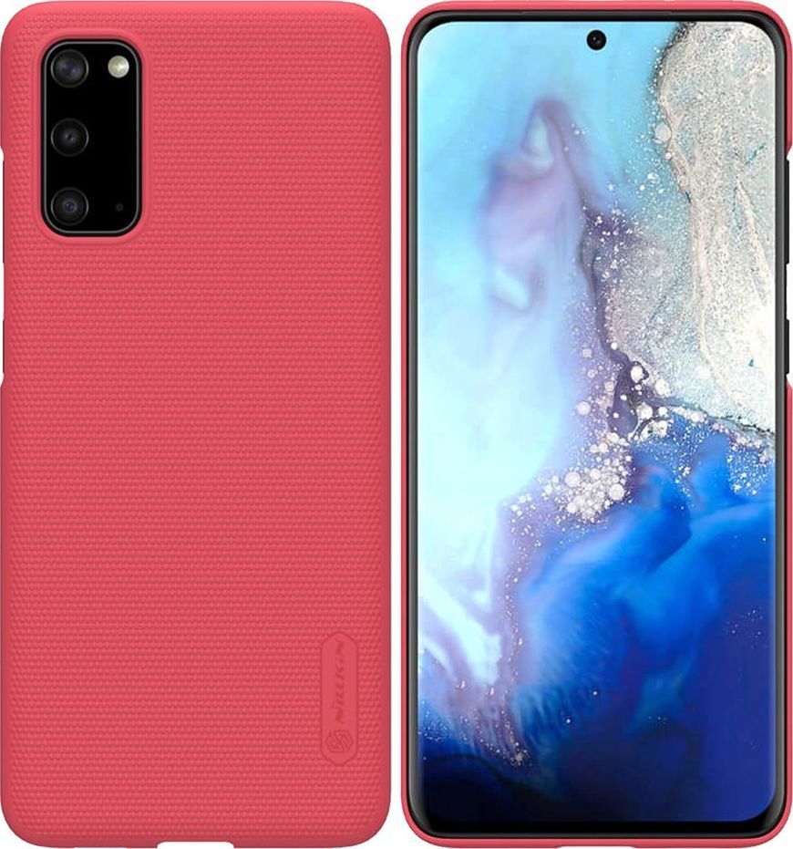 Nillkin Etui Nillkin Frosted Galaxy S20 - Red uniwersalny 1