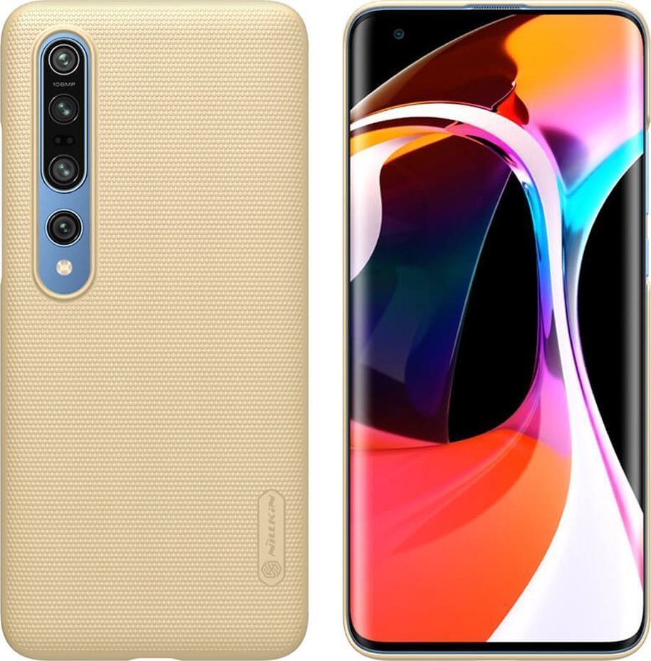 Nillkin Etui Nillkin Frosted Shield Mi 10/10 Pro - Gold uniwersalny 1