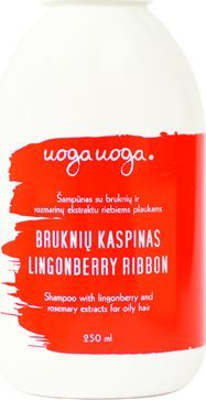  Uoga uoga Naturalny szampon Lingonberry Ribbon do włosów przetłuszczających się 250ml 1