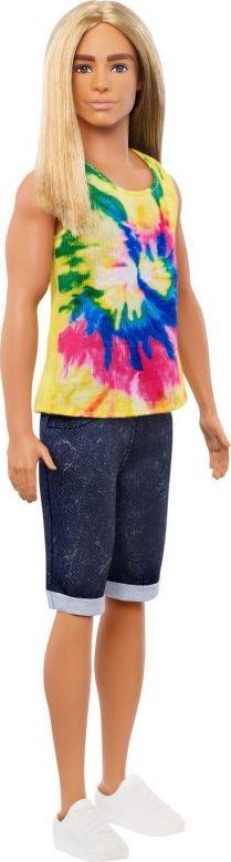 Lalka Barbie Mattel Fashionistas - Stylowy Ken, długie włosy (DWK44/GHW66) 1
