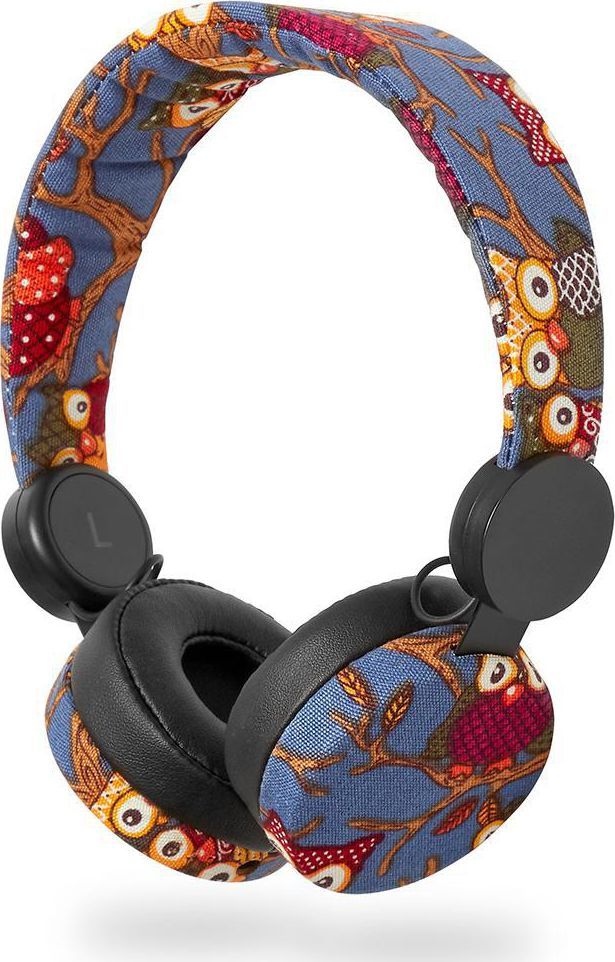 Słuchawki Nedis Round Cable Owl (HPWD4101BK) 1