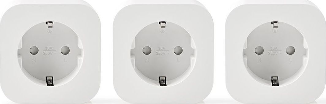 Nedis Nedis Wi-Fi Smart Plug | Schuko Type F | 10 A | 3-Pack 1