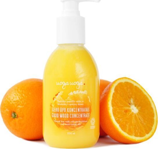 Uoga uoga Żel do mycia twarzy Good Mood Concentrate z olejkiem z rokitnika 250ml 1