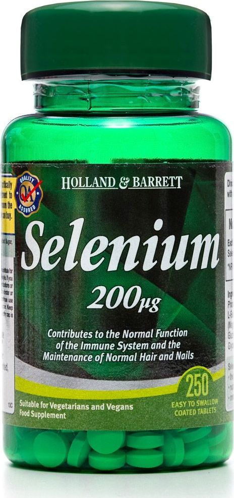 Holland & Barrett Holland & Barrett Selen 200 ug 250 Tabletek 1
