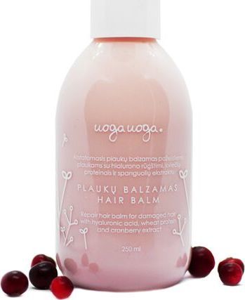 Uoga uoga Balsam naprawczy do włosów zniszczonych z kwasem hialuronowym, 250ml 1