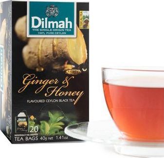 Actis Herbata dilmah ginger&honey koperty 25/p 1