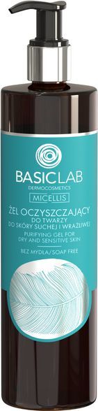 Basiclab Żel oczyszczający do skóry suchej i wrażliwej 300 ml 1