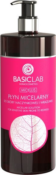 Basiclab płyn micelarny do do skóry naczynkowej i wrażliwej 300ml 1