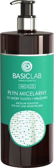 Basiclab Micellis płyn micelarny do do skóry tłustej i wrażliwej 300ml 1