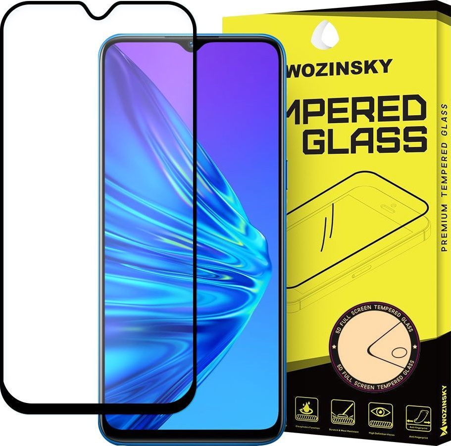 Wozinsky Wozinsky Szkło hartowane FG Realme 5 czarne 1